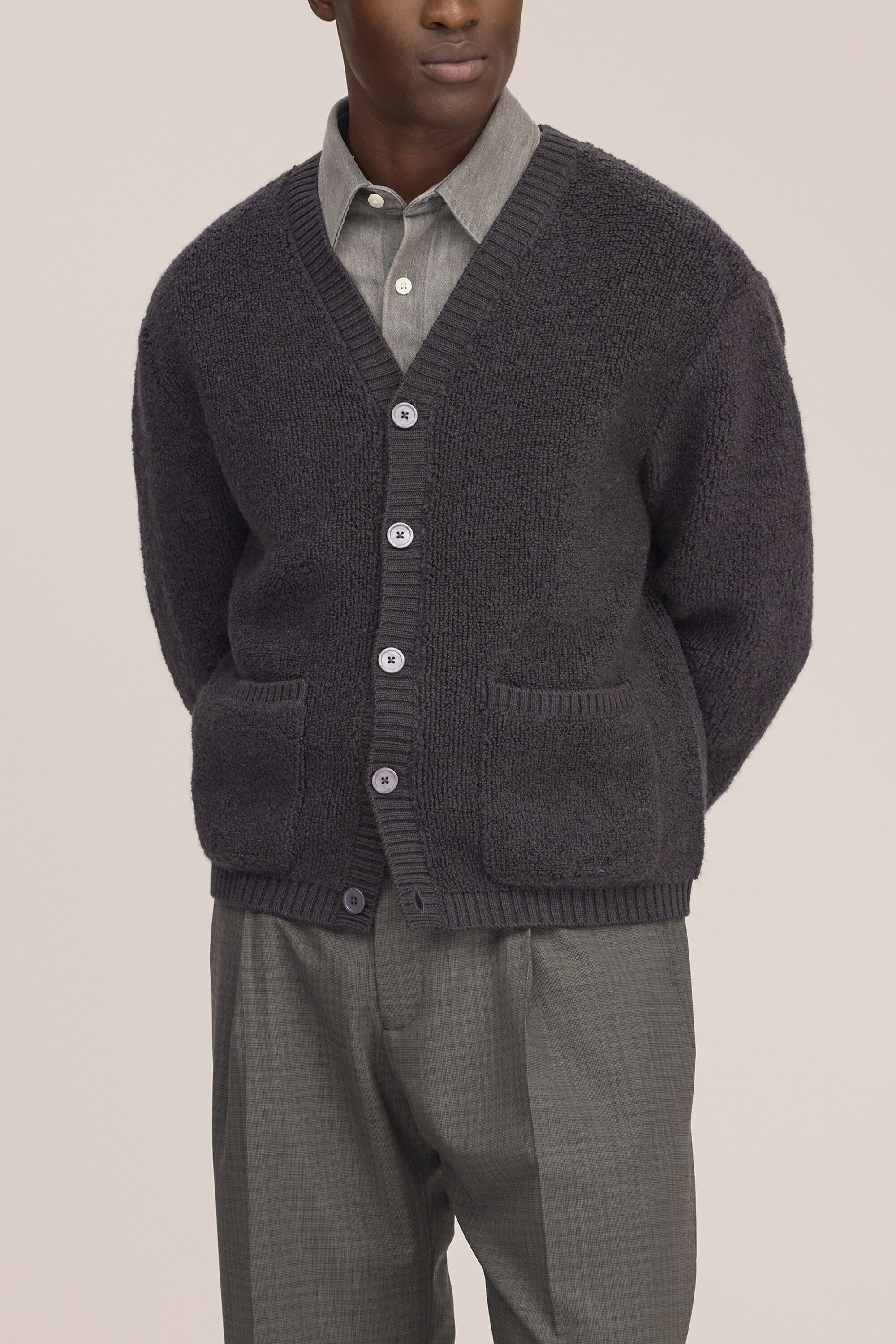 Fleece cardigan 60064