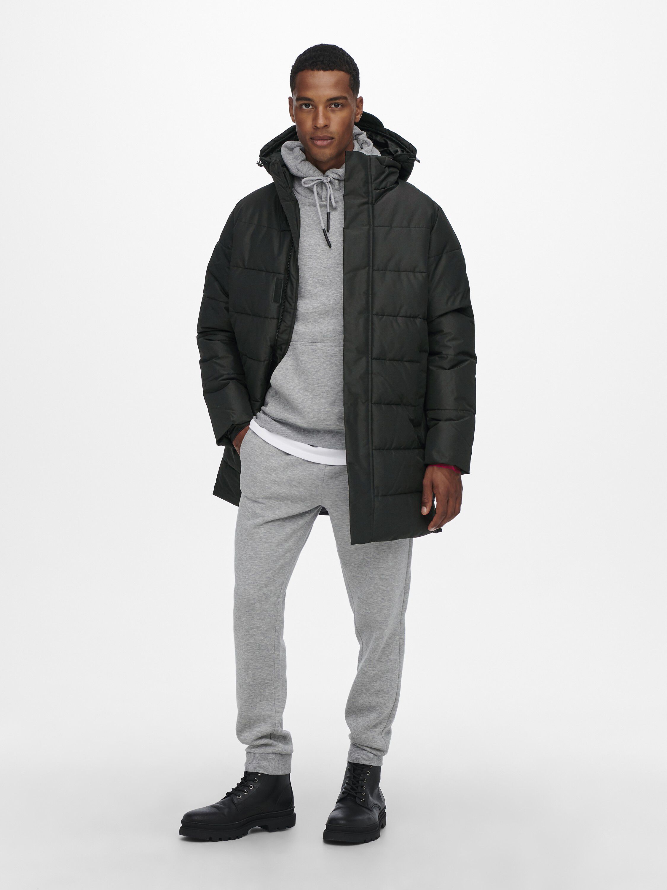 ONSCARL LIFE LONG QUILTED COAT OTW