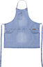 5 Pocket Slim Fit Apron Washed Indigo