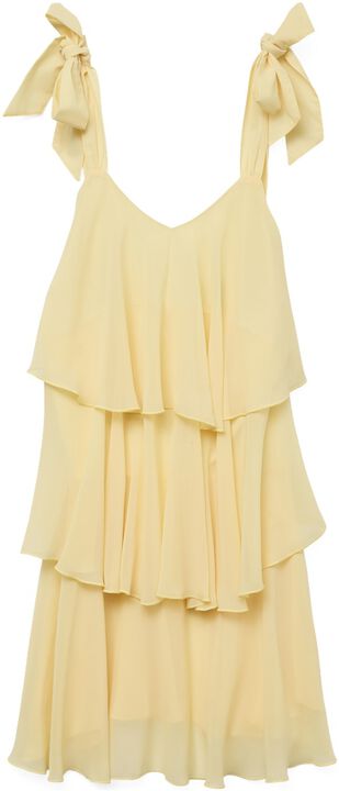 VMFELICIA TIESTRAP RUFFLE SHORT DRE