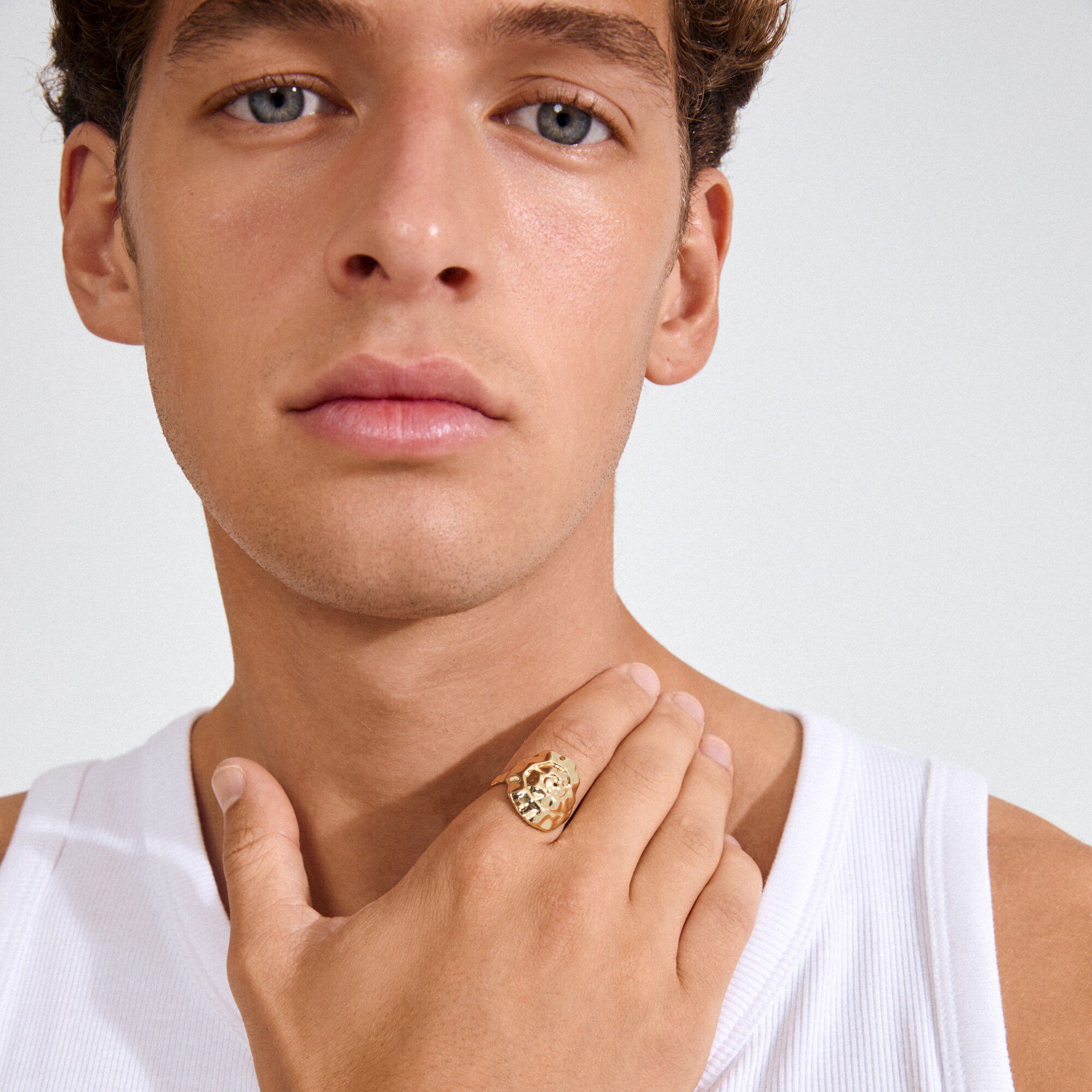 HAZE ring gold-plated