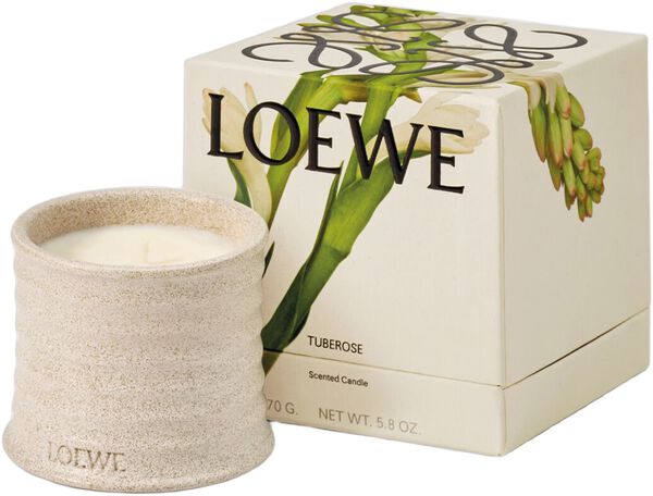 LOEWE Tuberos Textur Small Candle