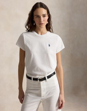 Classic Fit Cotton Jersey Crewneck Tee