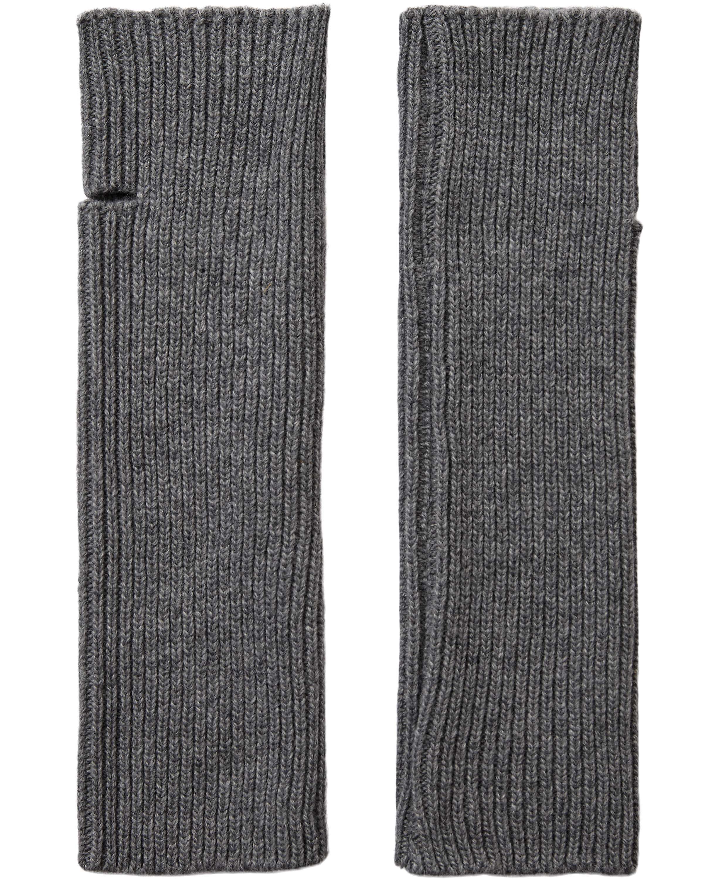 Fingerless Glove Solid Light Grey