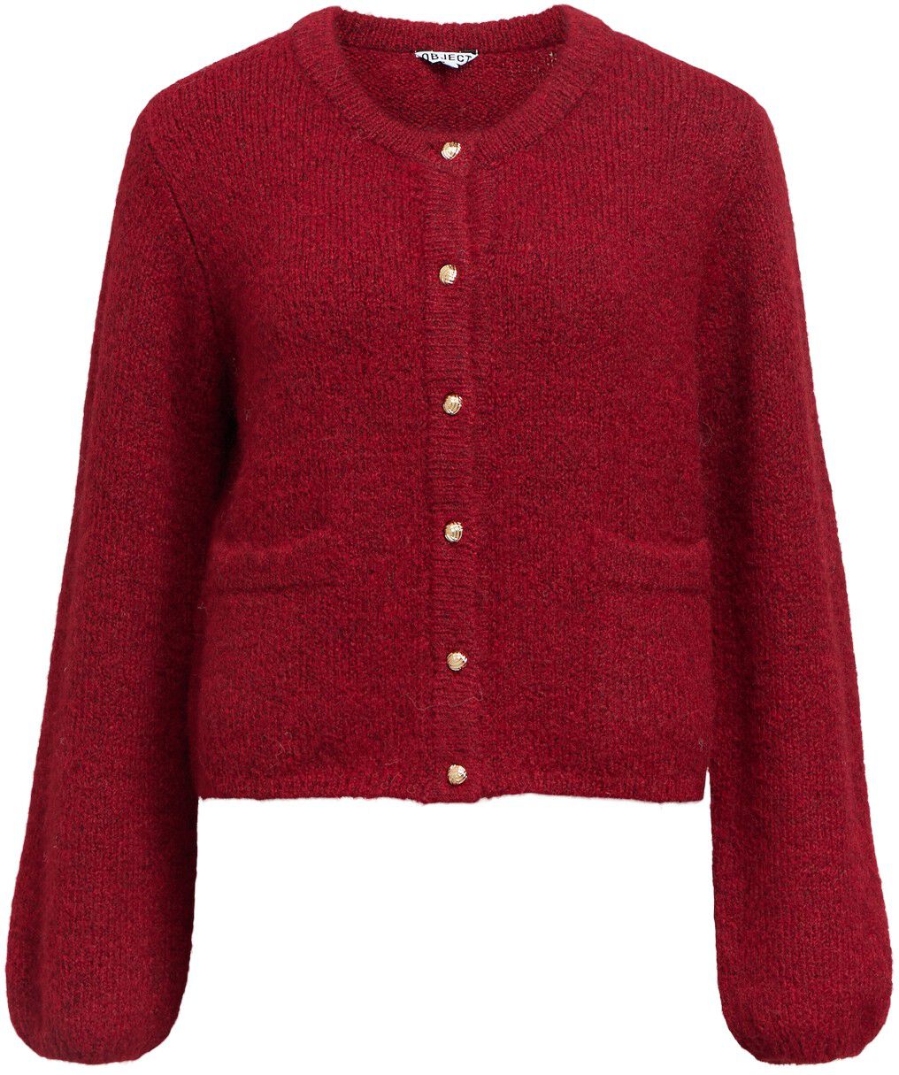 OBJSAGGIA RE L/S KNIT CARDIGAN NOOS