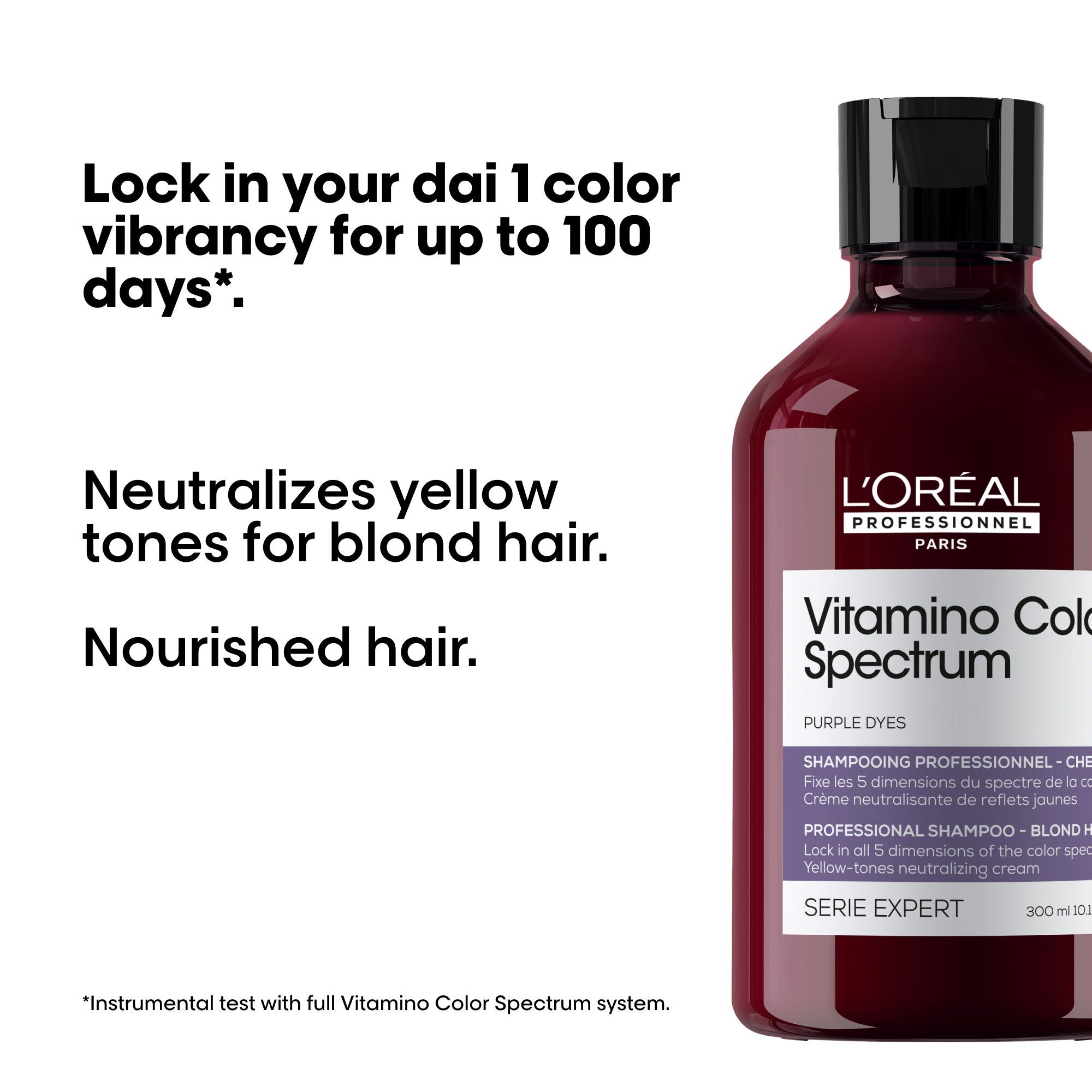 L'Or&eacute;al Professionnel Vitamino Color Spectrum Purple Shampoo 300ml