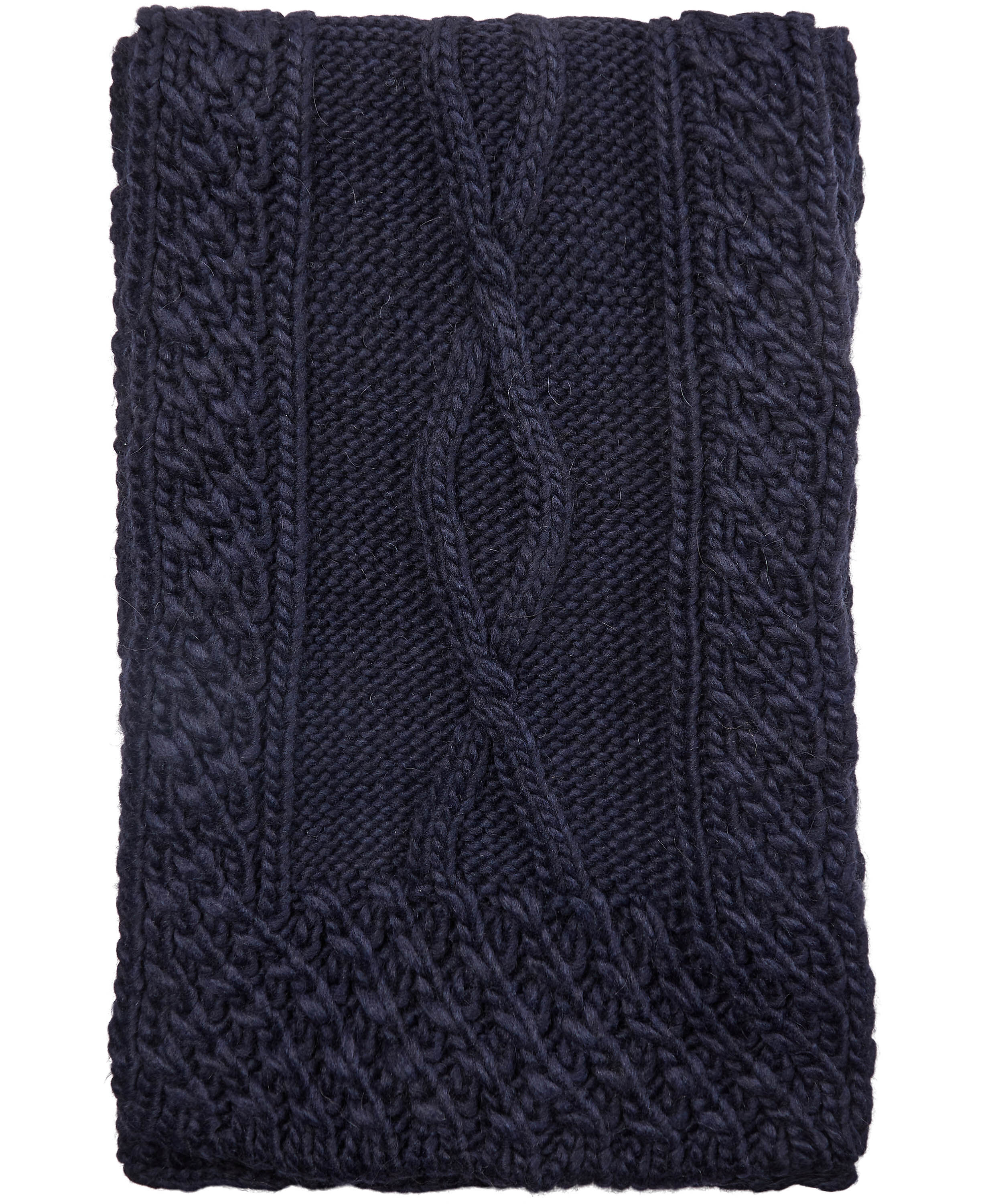 Knitted Scarf 160x25 - Navy 2025