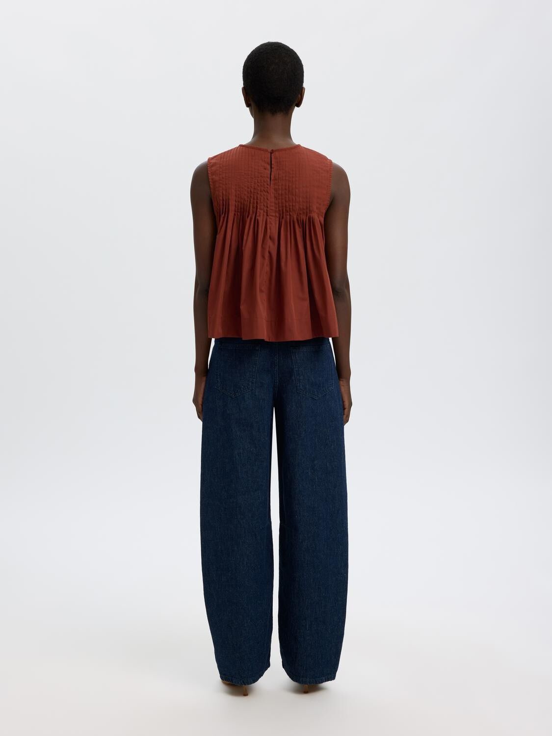 SLFSOPHIA SL PLEATED TOP B