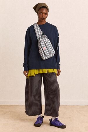 MATILDA BAG - ELDERBERRY CHECK
