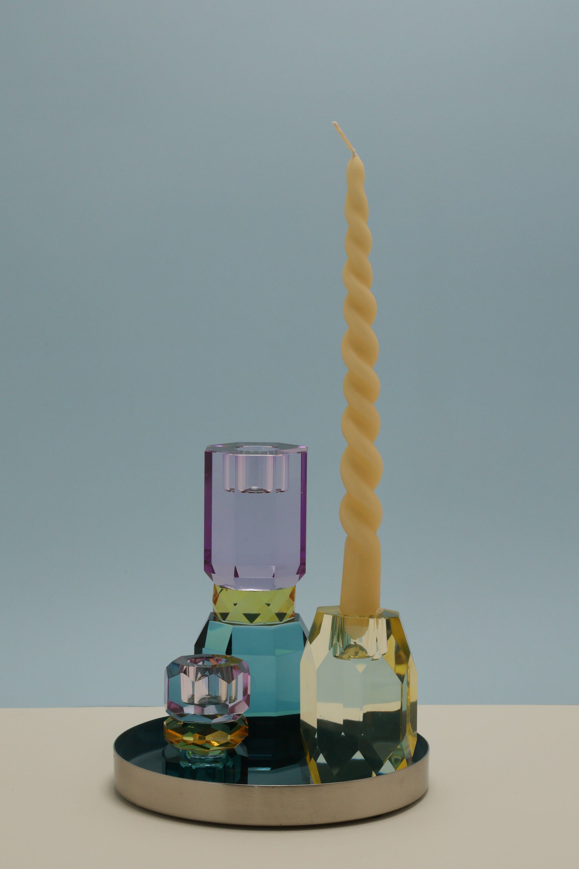 Krystal stage, sm&oslash;r, 12,5x5x7,5 cm