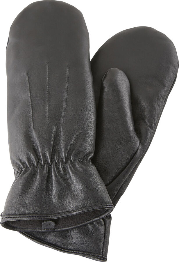 PCNELLIE LEATHER MITTENS NOOS