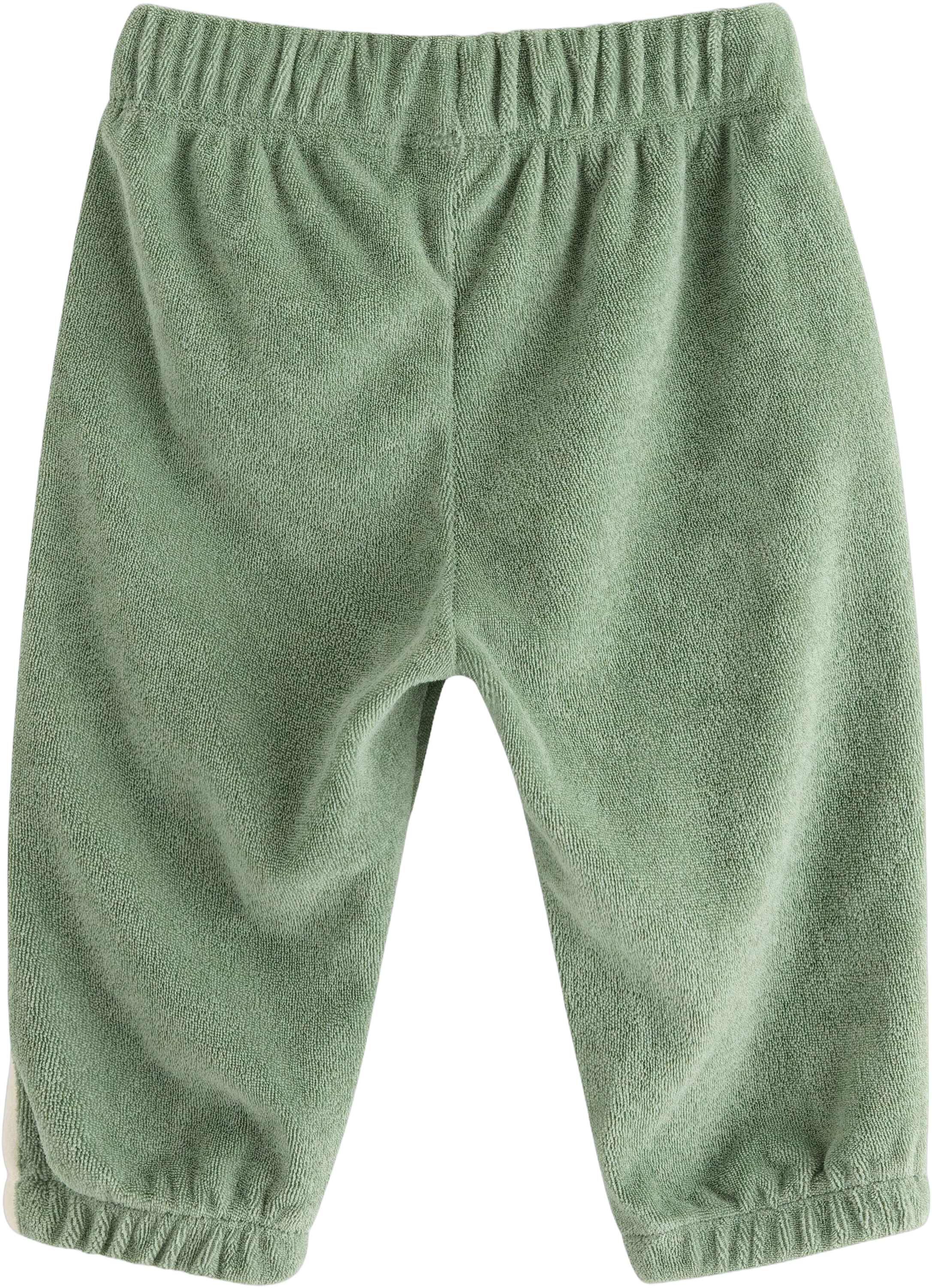 Joggebukser i frott&eacute; med elastisk m