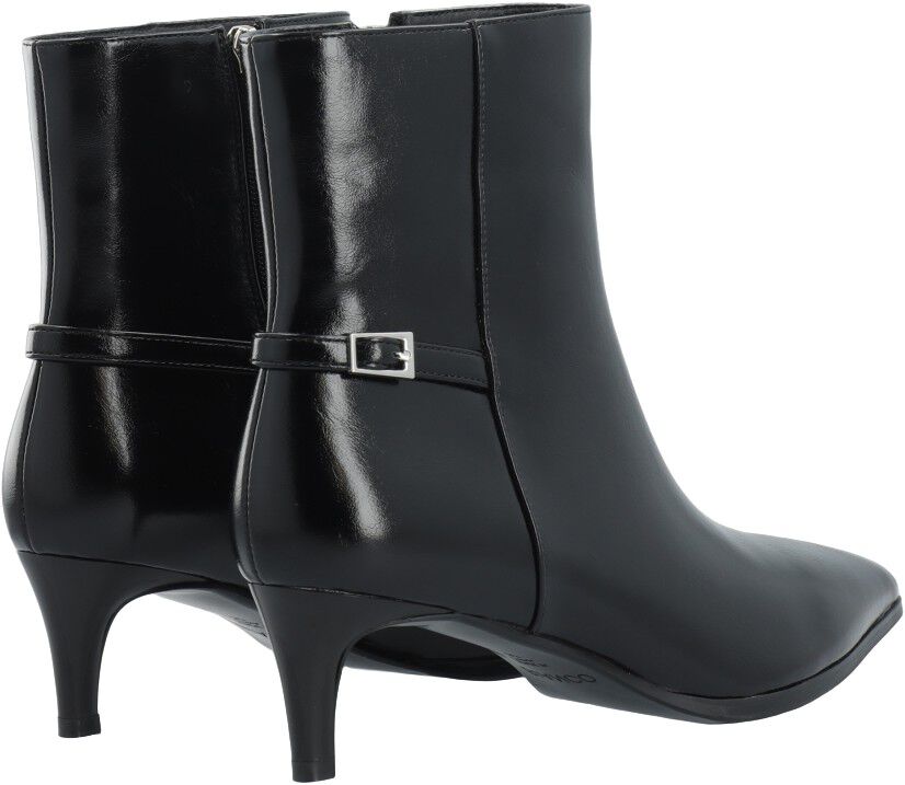 BIAABBIE Buckle Zip Boot Faux Leather