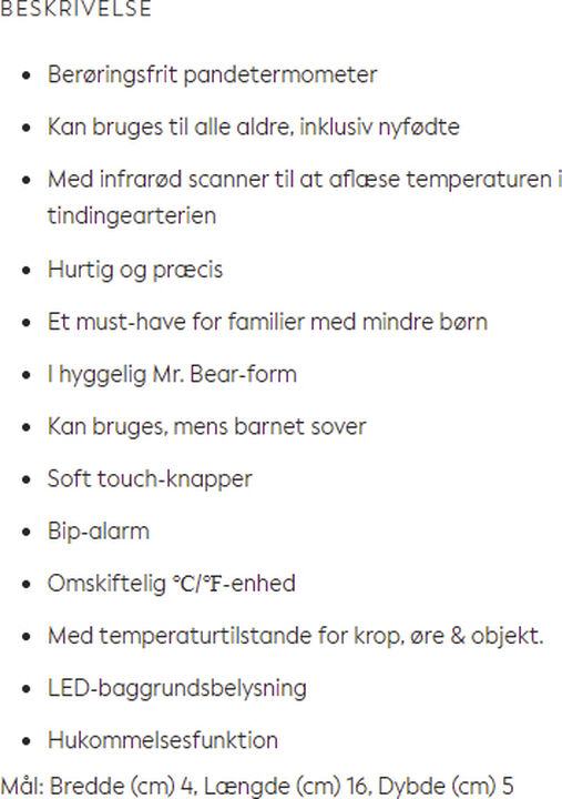 Olivier Digital Thermometer