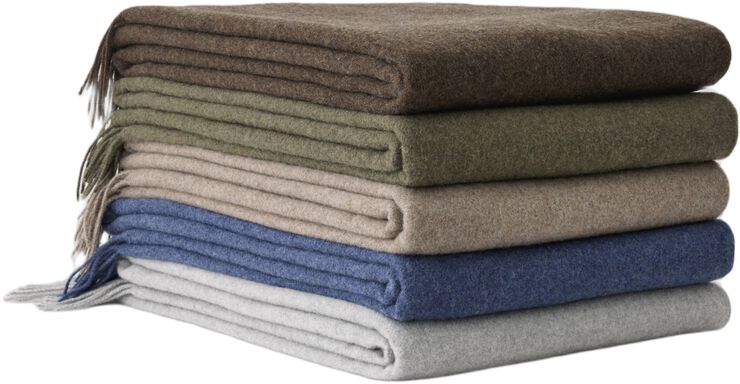 Plaid mørkebrun 140x200cm