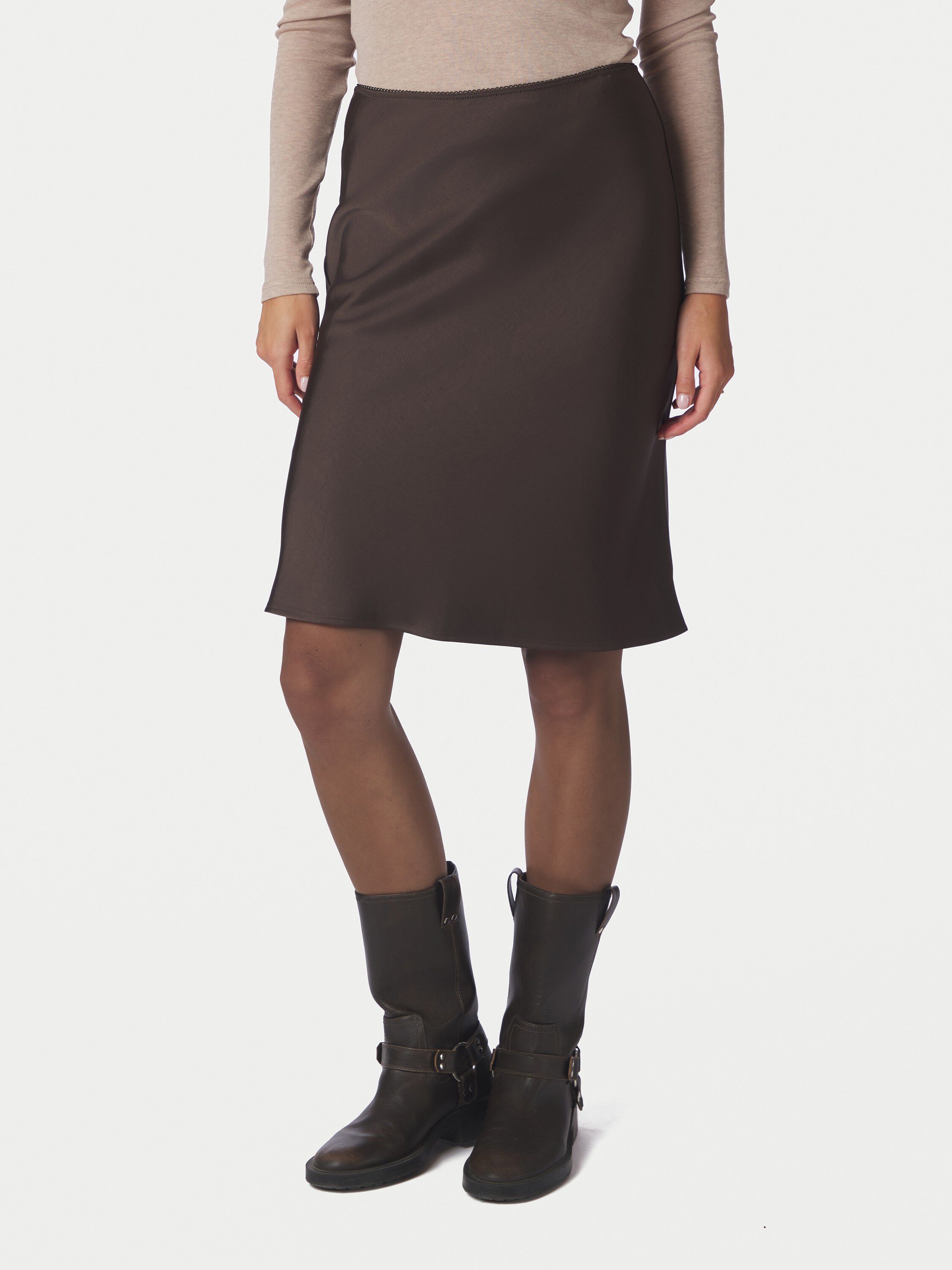 Mindie Heavy Sateen Skirt