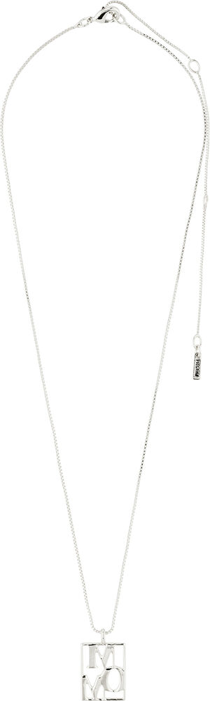 LOVE TAG, recycled MOM necklace silver-plated