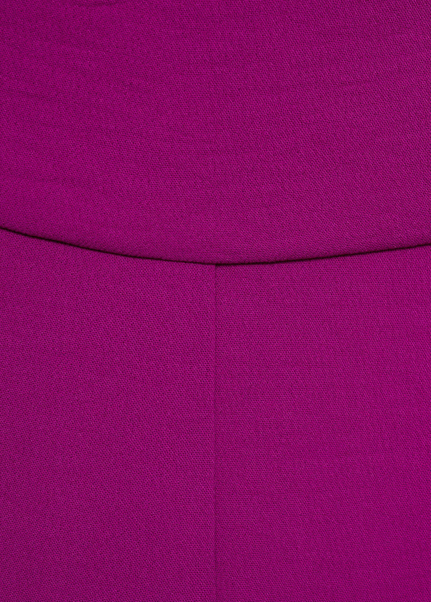 Long jumpsuit with asymmetrical nec