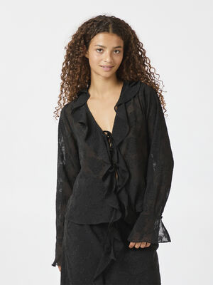 Anika Burnout Blouse
