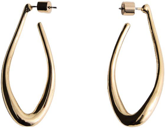 Twisted hoop earrings