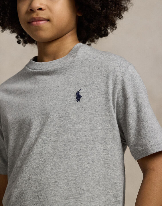 Cotton Jersey Crewneck Tee KIDS