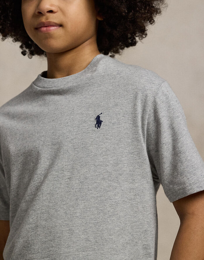 Cotton Jersey Crewneck Tee KIDS