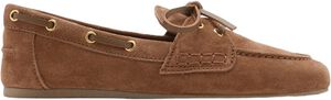 Suede deck shoe