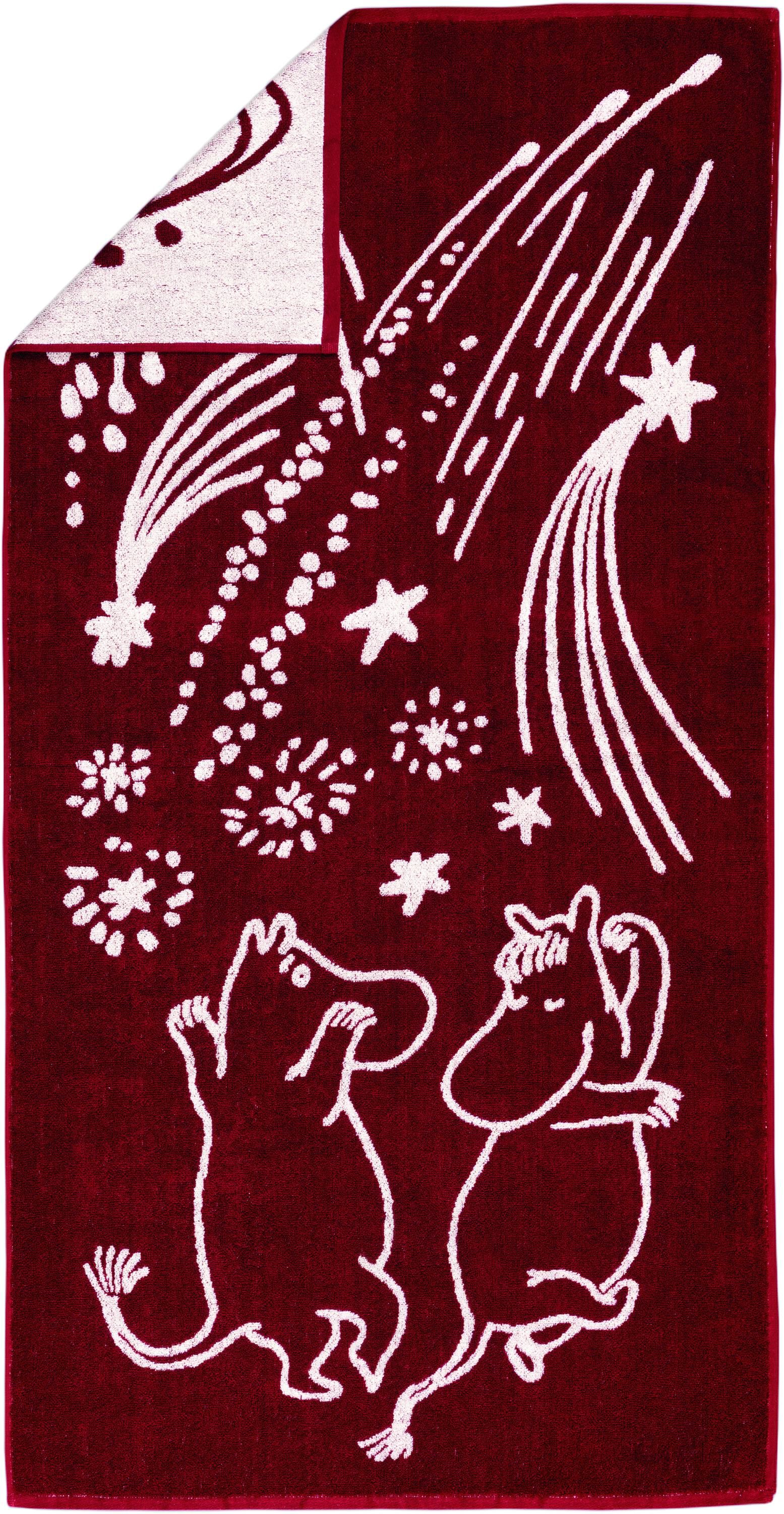 Moomin Arabia 70x140cm badeh&aring;ndkl&aelig;de Festlige &Oslash;jeblikke GOTS