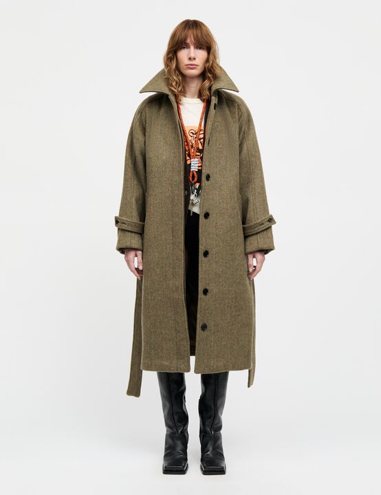 Hairy Wool Megan Coat