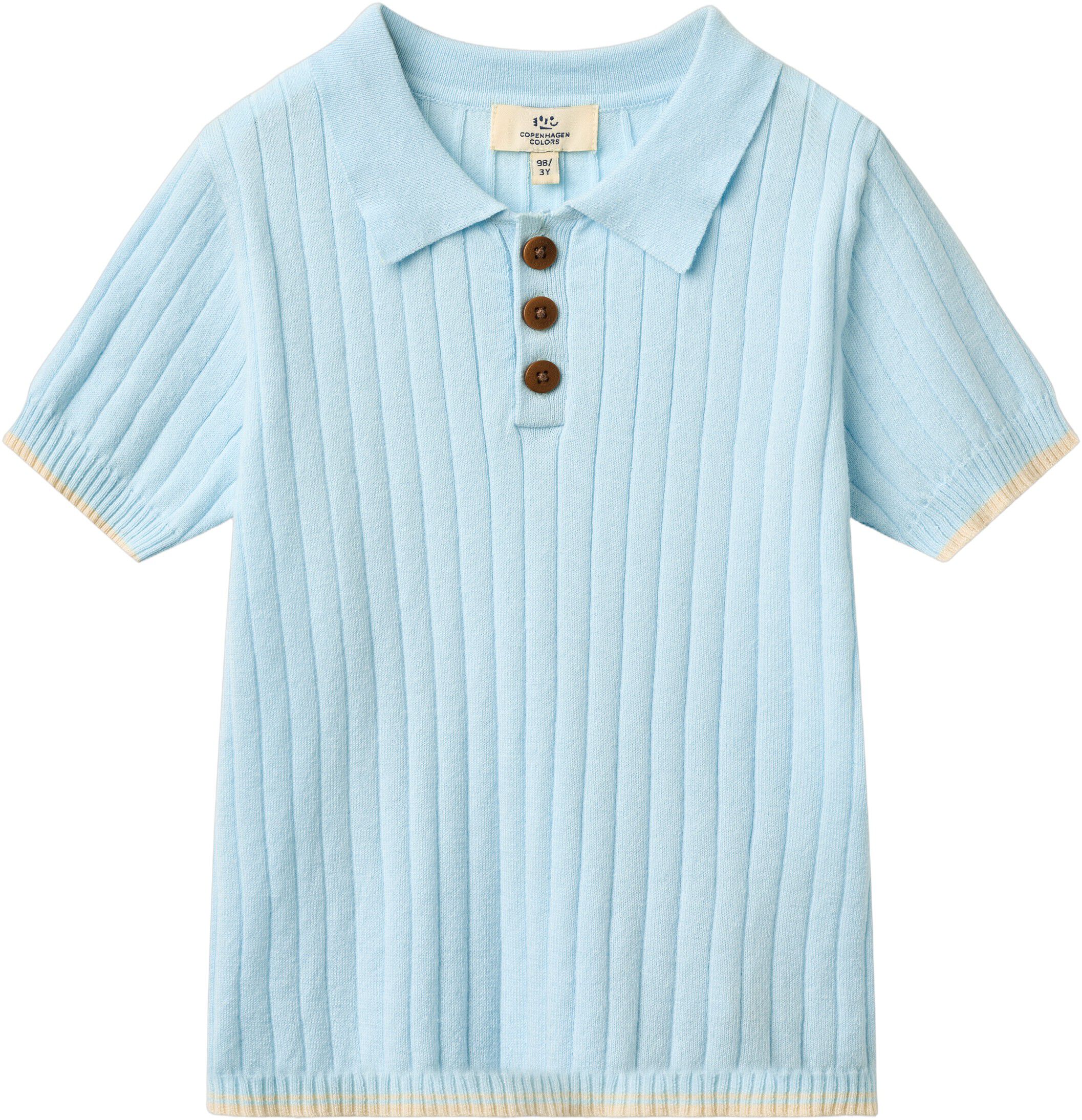 RIB KNITTED POLO