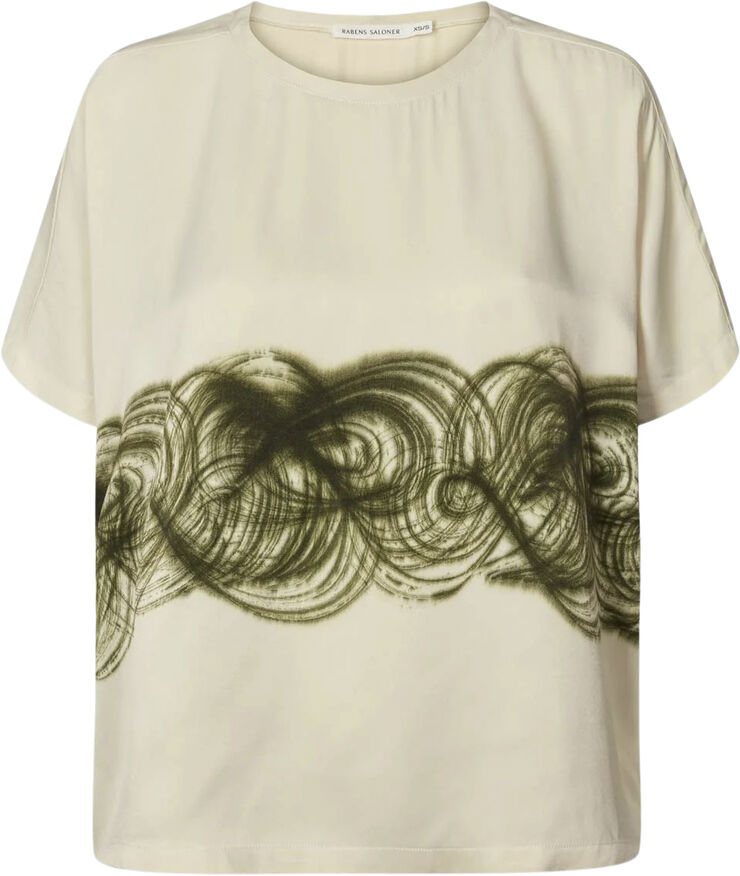 Swirl cropped Tshirt - Maggi