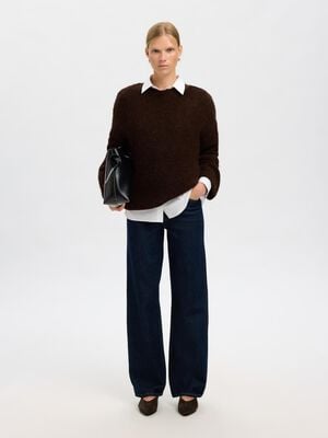 SLFGABRIELLA LS KNIT NEW O-NECK NOO