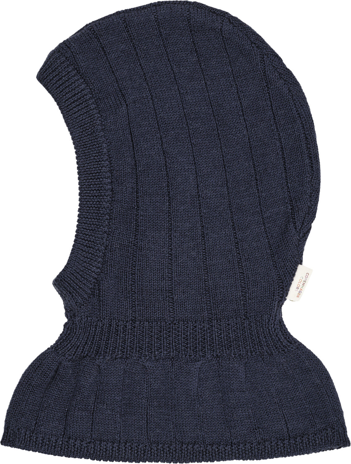 RIB KNITTED BALACLAVA IN MERINO WOO