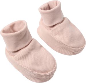 Soft ribbed cotton footies for newb
