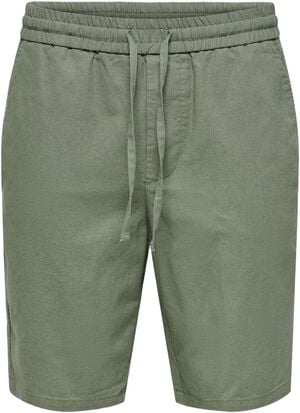 ONSLINUS 0007 COT LIN SHORTS NOOS