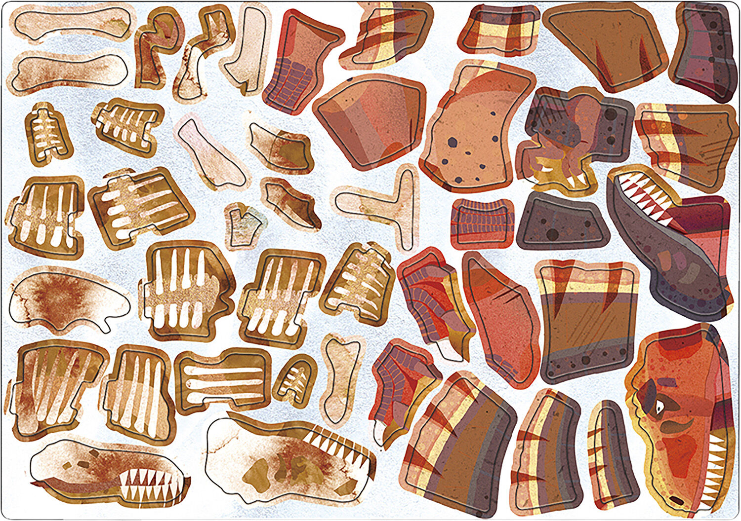 mierEdu - Magnetisk legetavle - T Rex