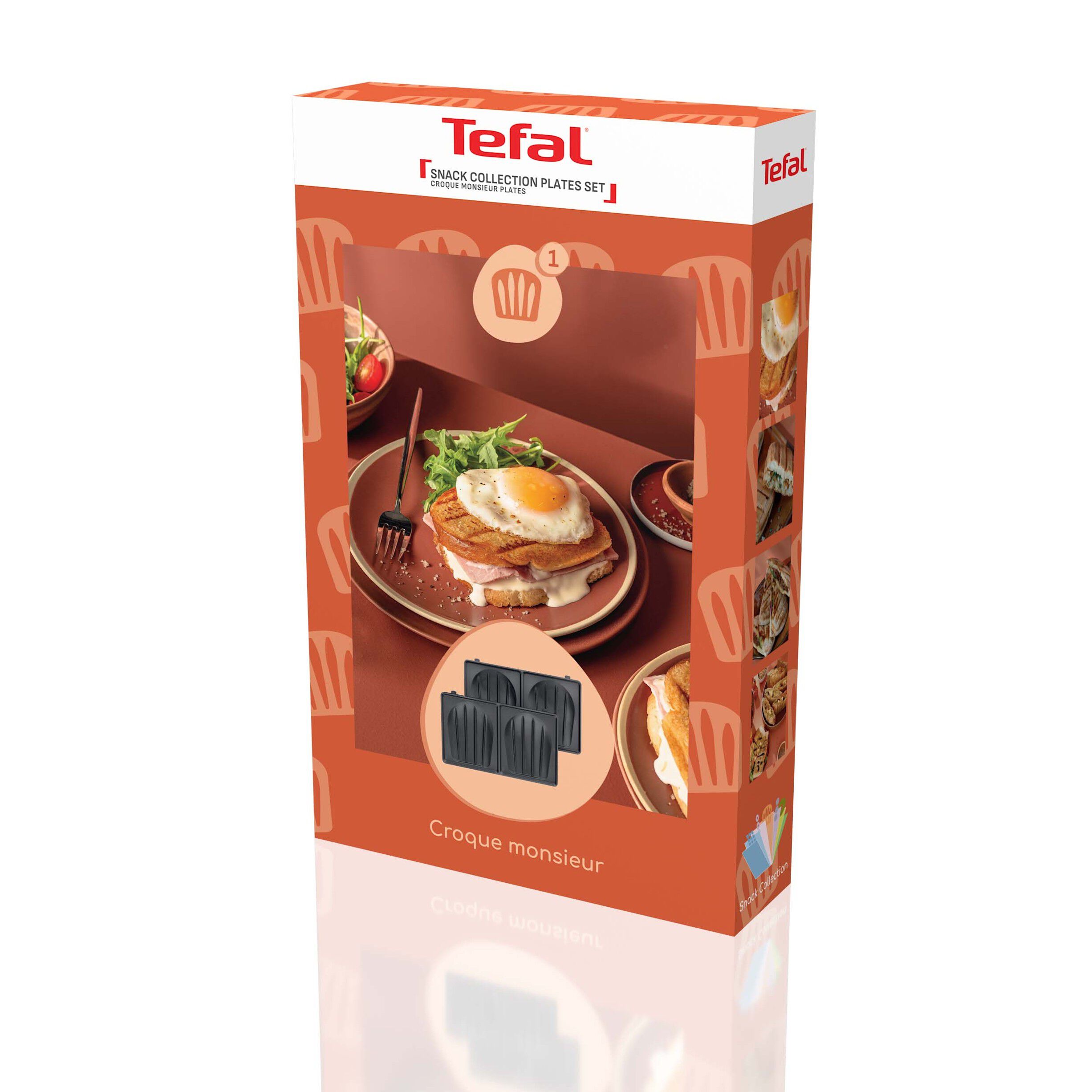 Tefal Boks 1: Toasted Sandwich, plader til Snack Collection