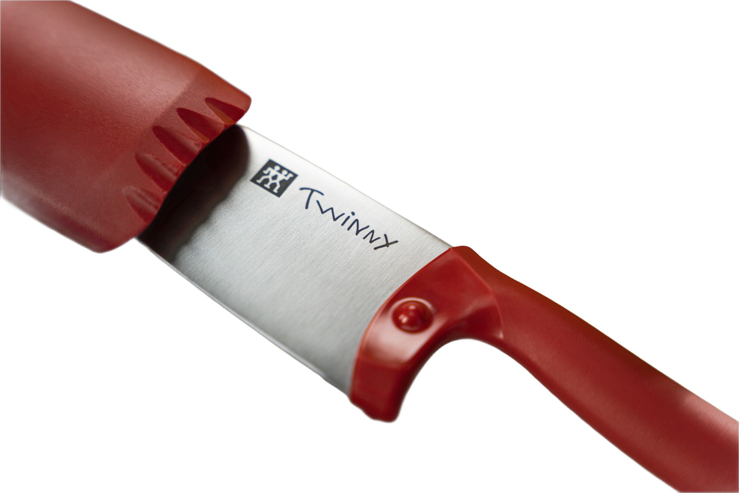 Twinny Kokkekniv, 10 cm r&oslash;d