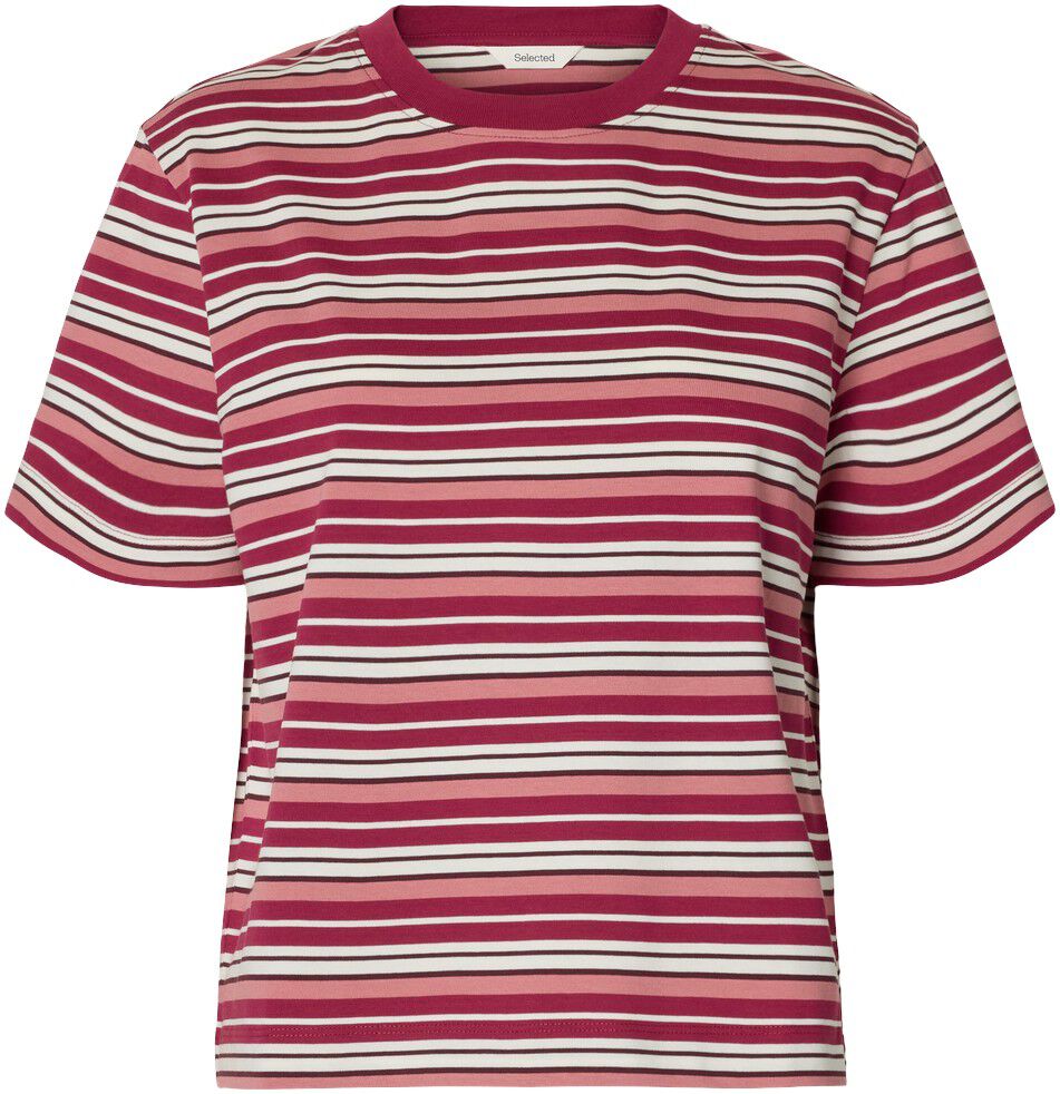 SLWESSENTIAL SS STRIPED BOXY TEE NO
