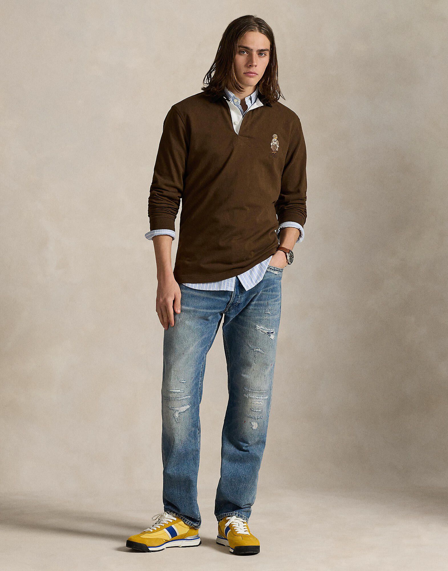 Classic Fit Polo Bear Rugby Shirt