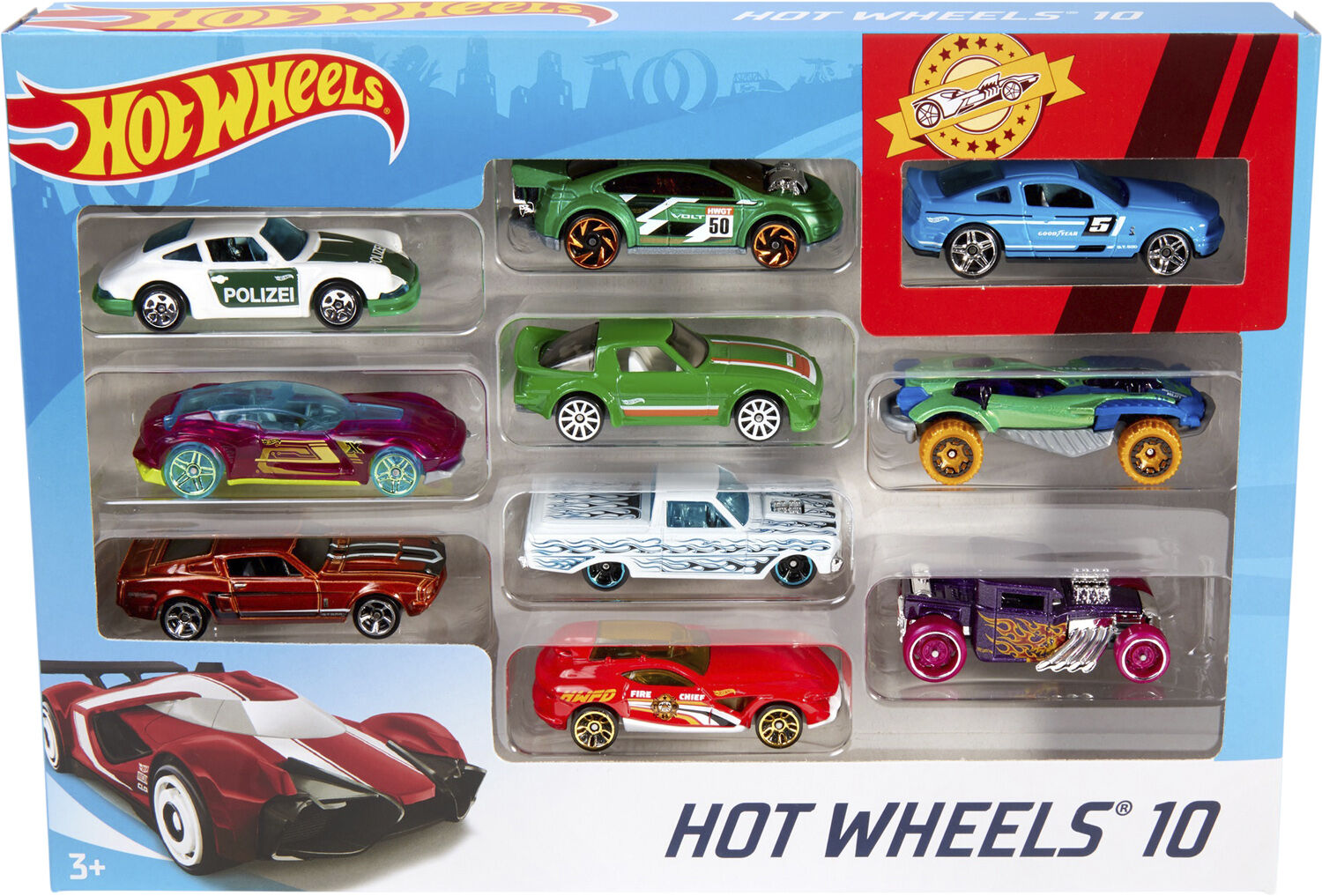 Hot Wheels 10-Pack