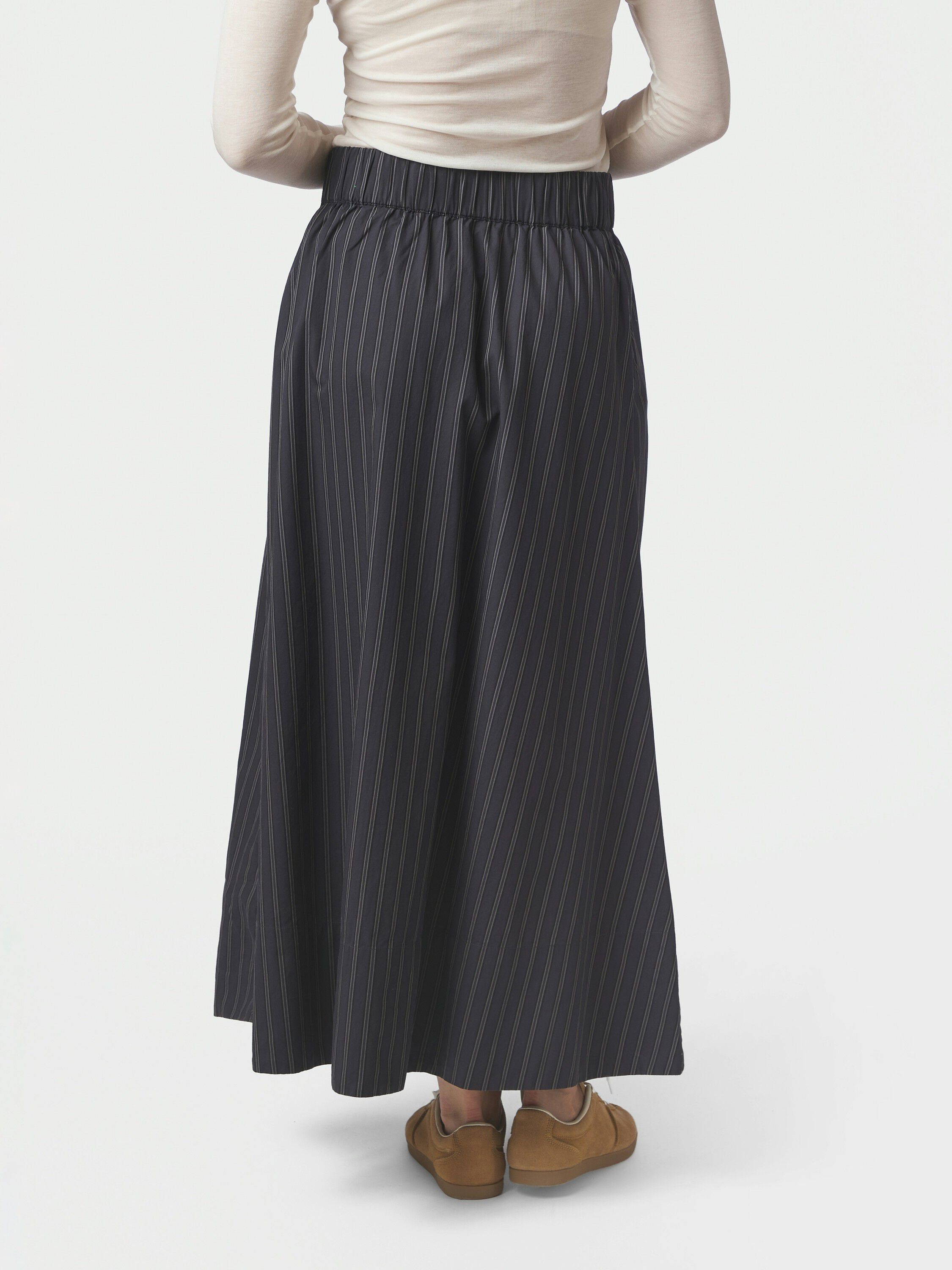 Yara Long Stripy Skirt