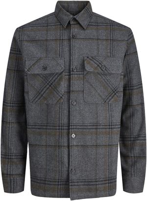 JPRRAYLE MELANGE CHECK L/S OVERSHIR