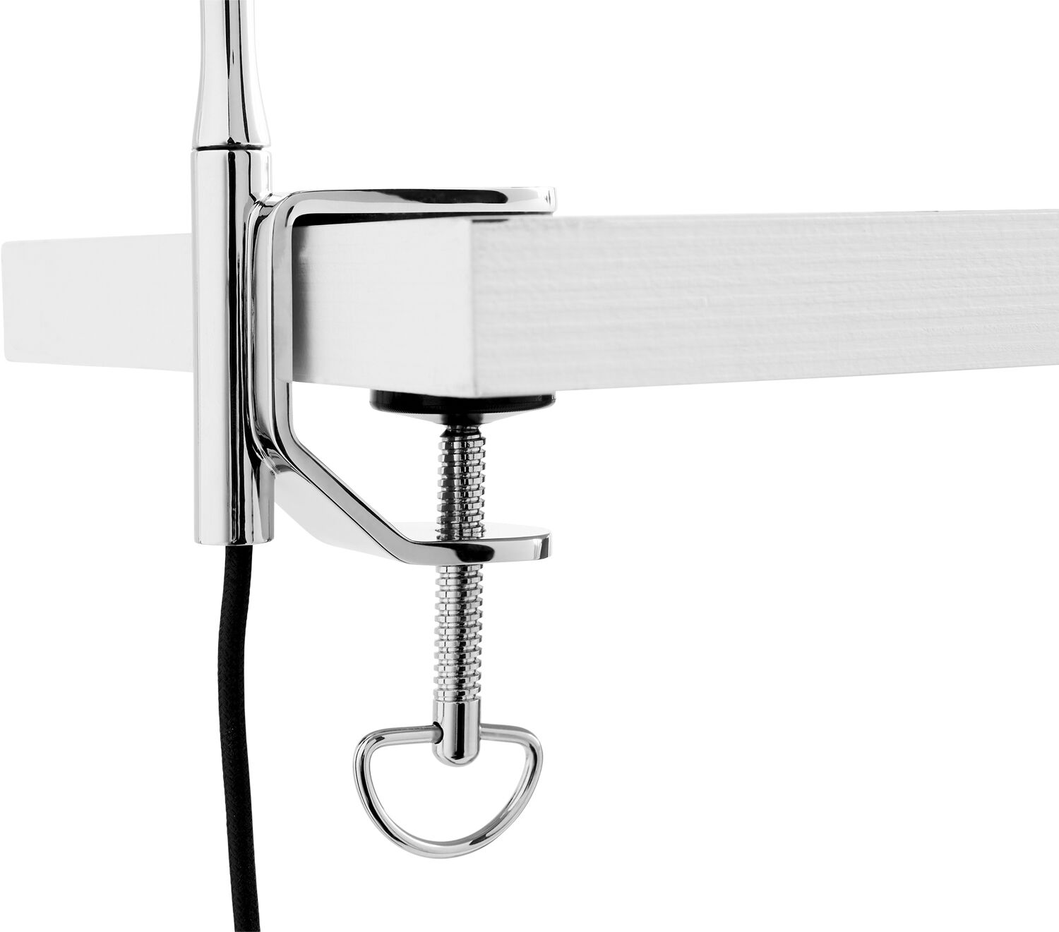 Apex Desk Clip Lamp-Oyster white