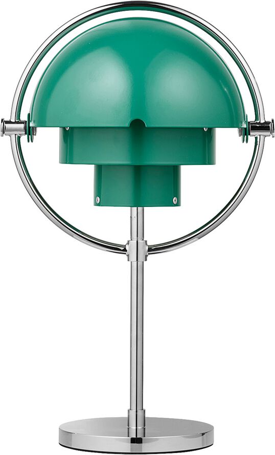 Multi-Lite Portable Lamp, EU Base: Chrome, Shade: Teal Green