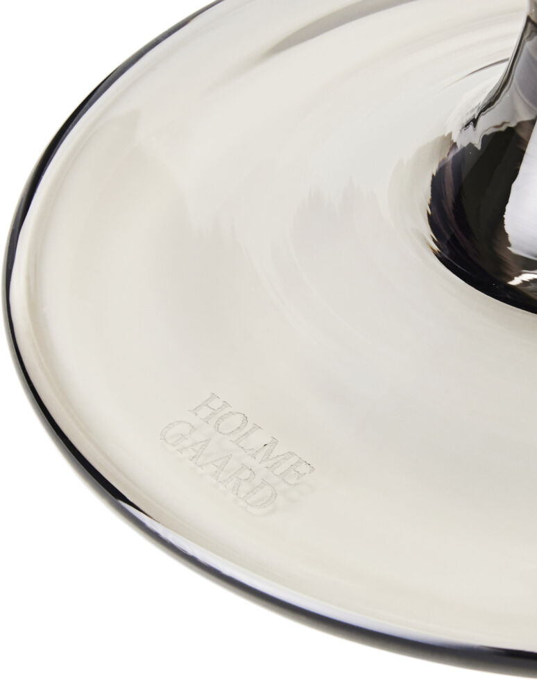 Flow Glas p&aring; fod 35 cl smoke