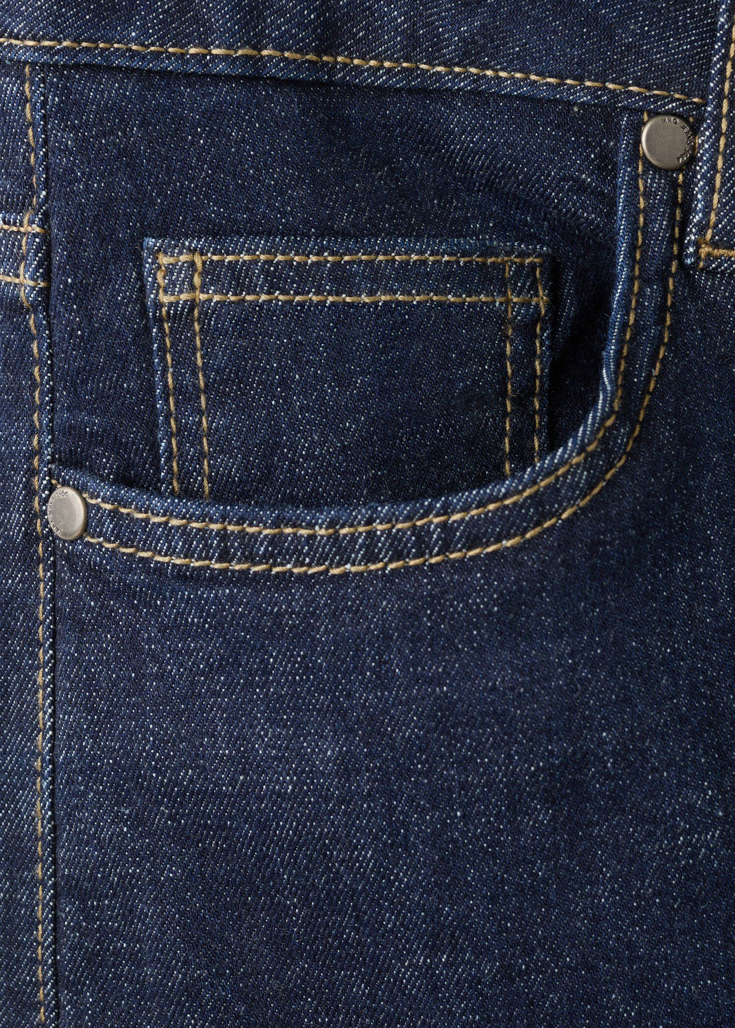 Flare jeans with drawstrings
