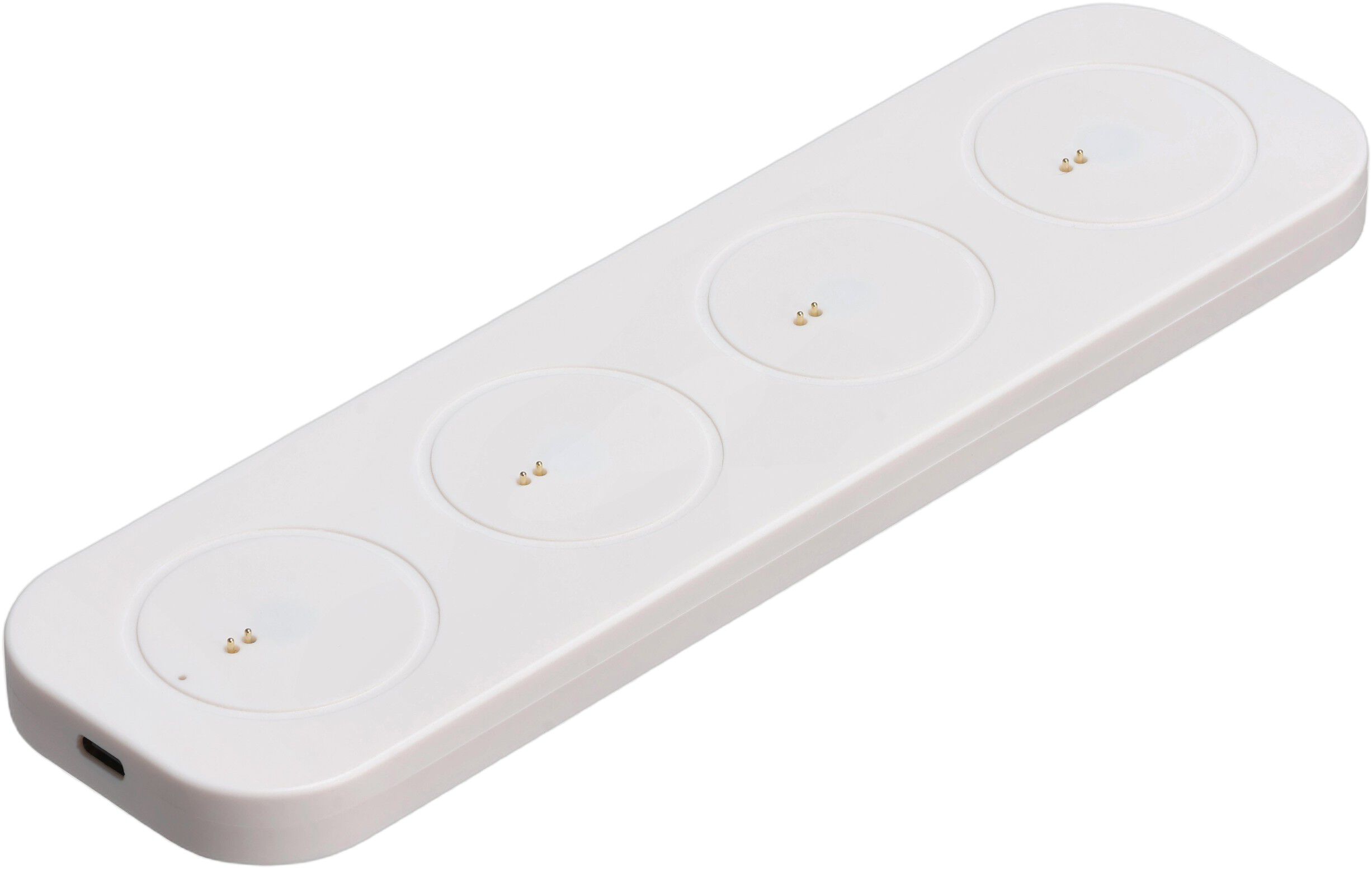 LED rechargeable base, Small, USB-C, White, 21x6 cm