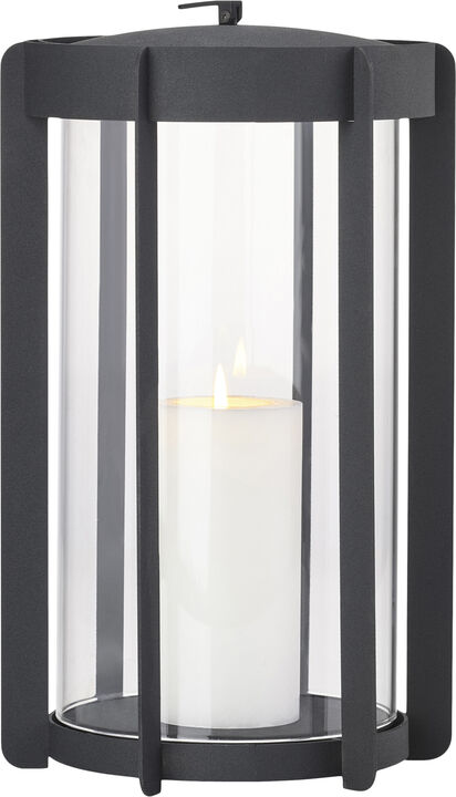 Lanterne Firefly 35 cm Black Lakeret stål