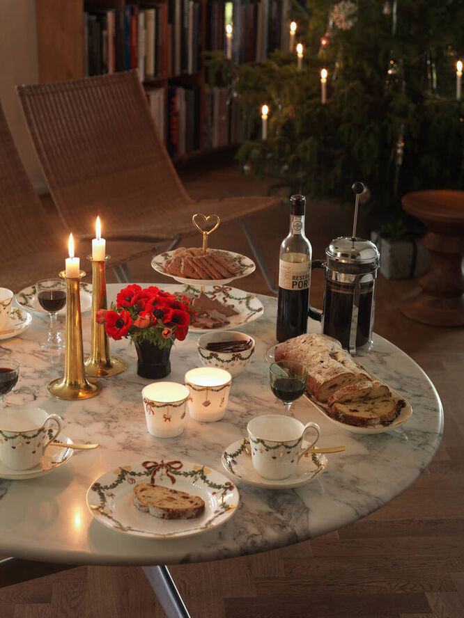 Stjerne Riflet Jul 19 cm. tallerken